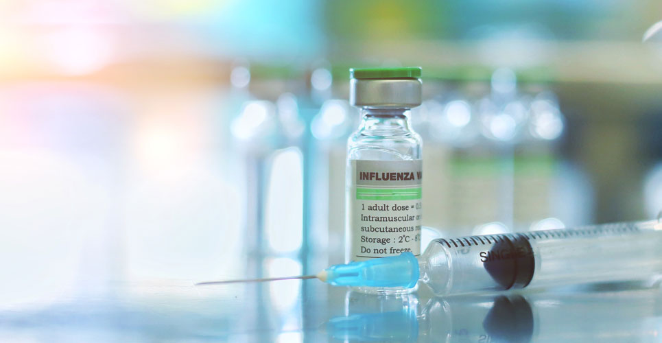 influenza vaccine and MI