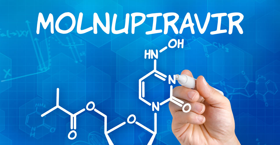 Molnupiravir therapy leads to 50% lower hospitalisation in unvaccinated COVID-19 patients