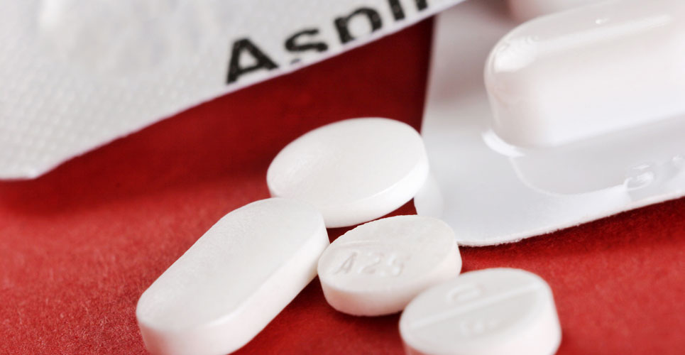 Low dose aspirin given to nearly half of over 70 year olds for primary prevention